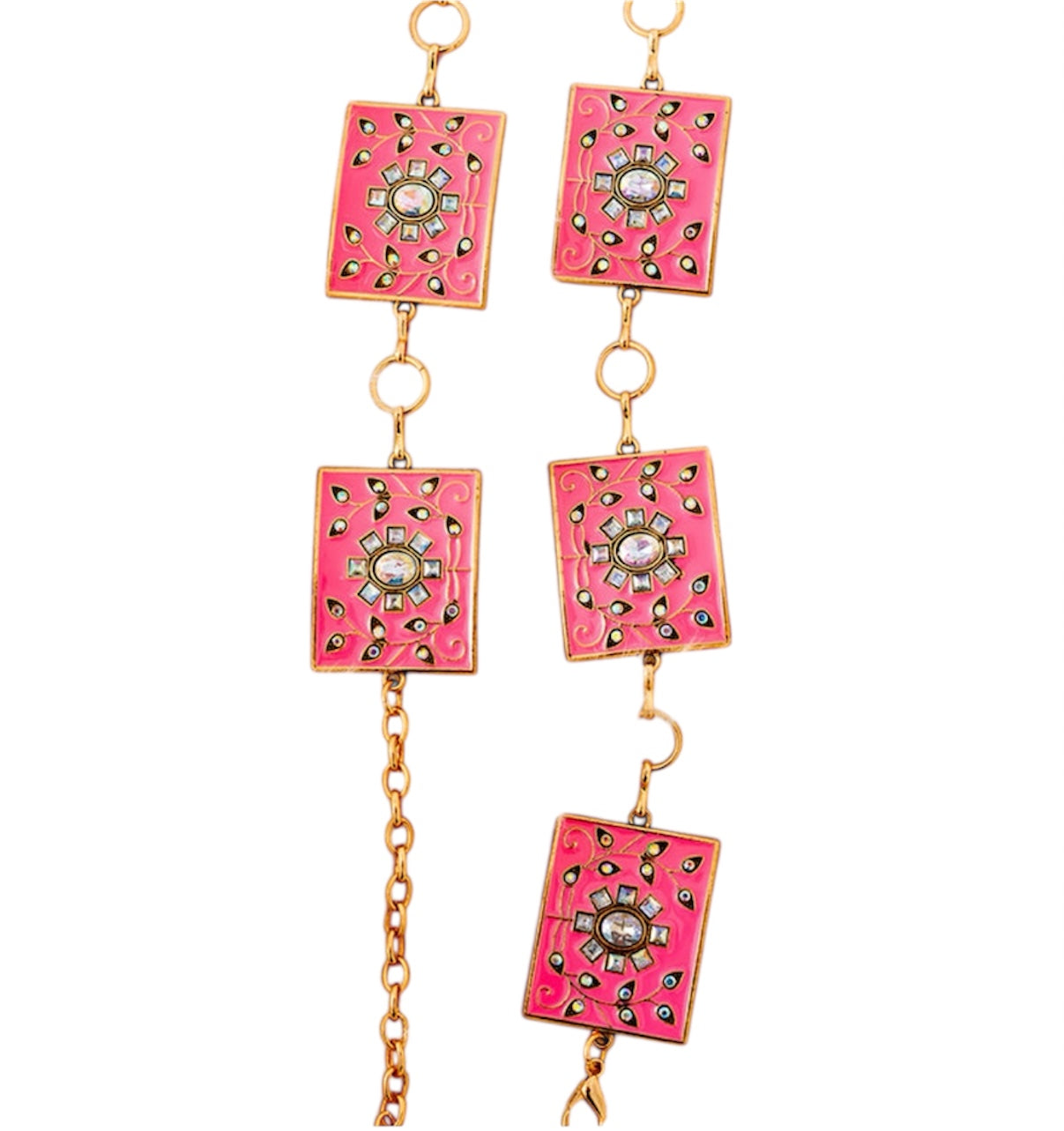 Pink Rhinestone Western Belt